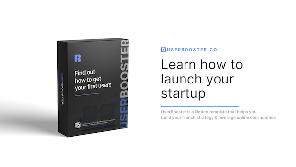 Userbooster get your first startup users